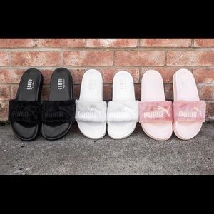 Rihanna X Puma Fenty Fur Slides